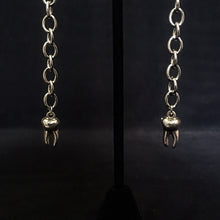 Load image into Gallery viewer, Tooth &amp; Chain Dangle Earrings Earrings Turkish Velvet
