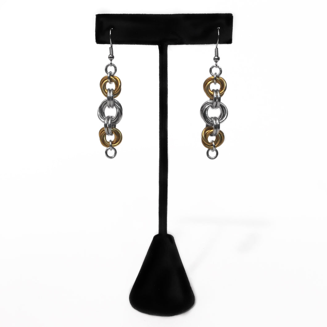 Half-Light Mobius Earrings Earrings Turkish Velvet