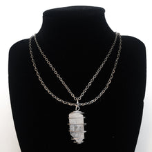 Load image into Gallery viewer, Quartz Pendant Necklace #12 Necklace Turkish Velvet
