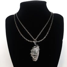 Load image into Gallery viewer, Quartz Pendant Necklace #13 Necklace Turkish Velvet
