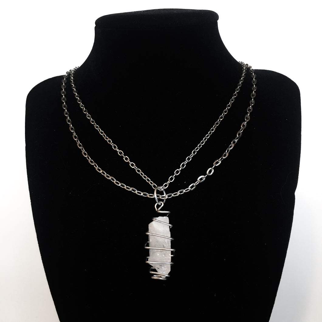 Quartz Pendant Necklace #1 Necklace Turkish Velvet