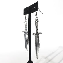 Load image into Gallery viewer, Dual Dagger Earrings Earrings Turkish Velvet
