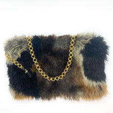 Load image into Gallery viewer, Upcycled Fur &amp; Chain Purse
