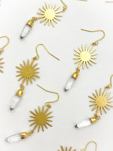 Load image into Gallery viewer, Sun Deity Earrings
