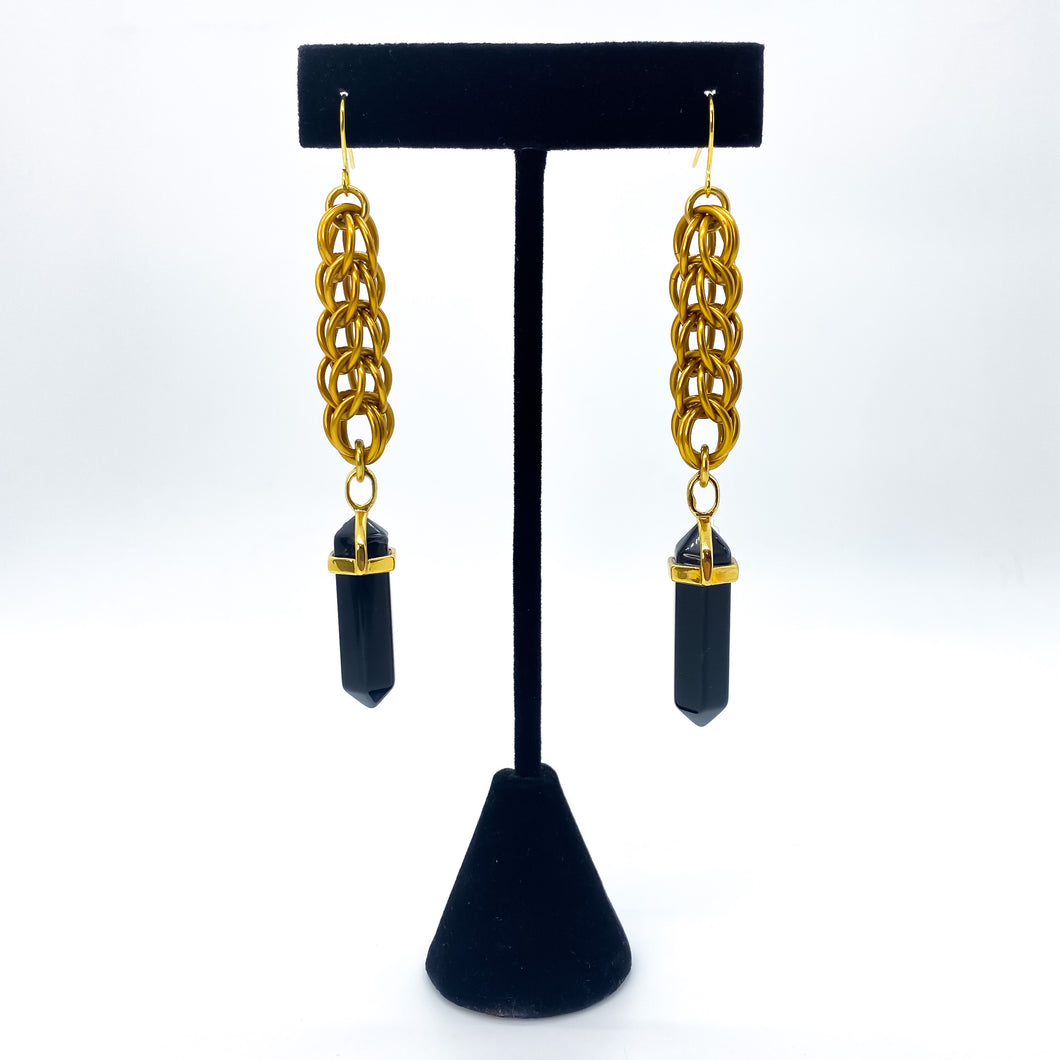 Golden Royal Earrings