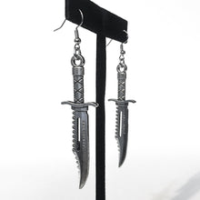 Load image into Gallery viewer, Dual Dagger Earrings Earrings Turkish Velvet
