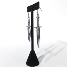 Load image into Gallery viewer, Dual Dagger Earrings Earrings Turkish Velvet
