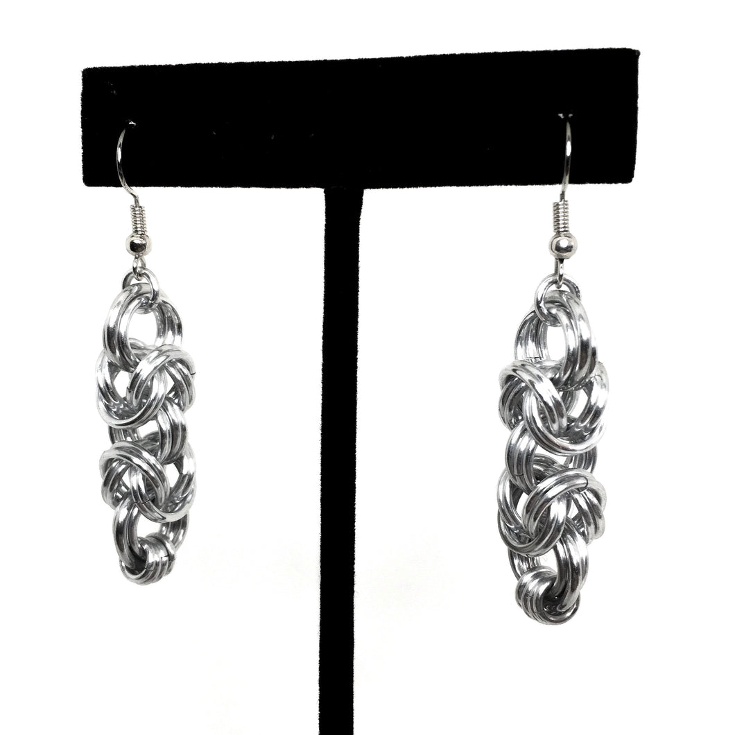 Textured Byzantine Earrings