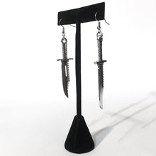 Load image into Gallery viewer, Dual Dagger Earrings Earrings Turkish Velvet
